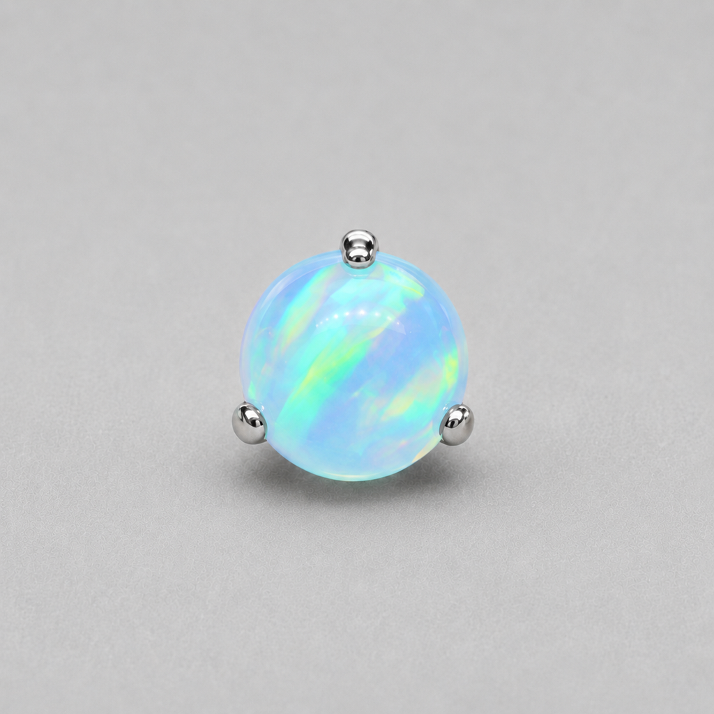 Multicolor Titanium Jelly Opal Piercing Top