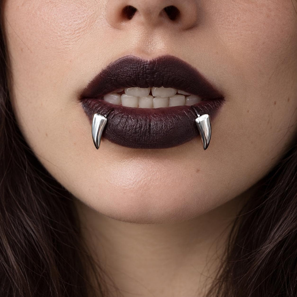 Vampire Fang Lip Cuffs detail 3