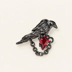 Raven & Feather Hoop Earring detail 7