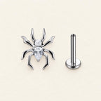 CZ Spider Titanium Flatback Stud detail 6