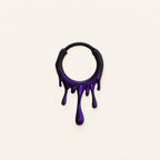 Blood Drip Clicker Hoop Earring detail 7