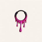 Blood Drip Clicker Hoop Earring detail 8