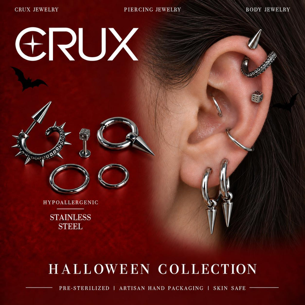 Cyberpunk Tentacle & Dice Ear Stack