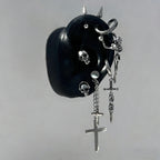 Skull, Cross & Tentacle Ear Stack detail 4
