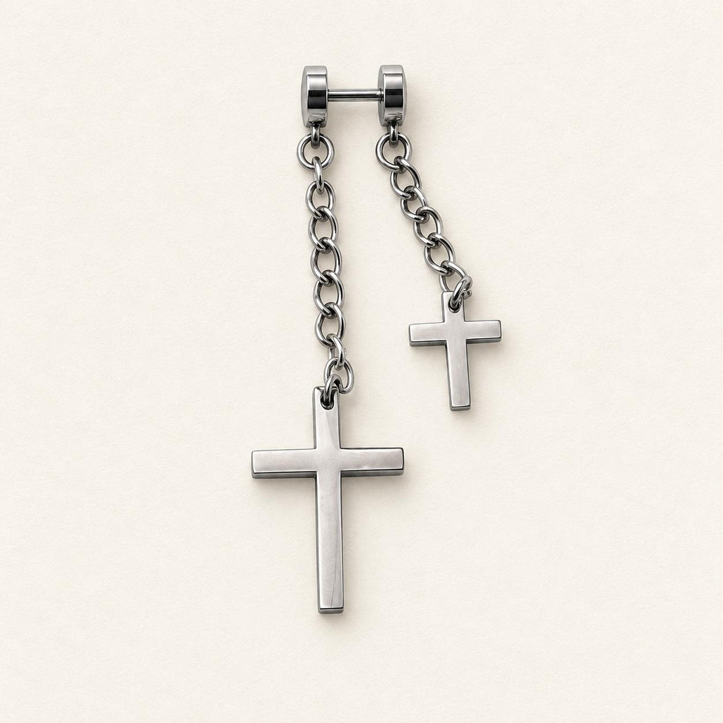 Skull, Cross & Tentacle Ear Stack detail 10