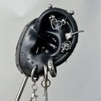 Skull, Guitar & Star Ear Stack detail 3
