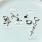 Skull, Guitar & Star Ear Stack detail 11