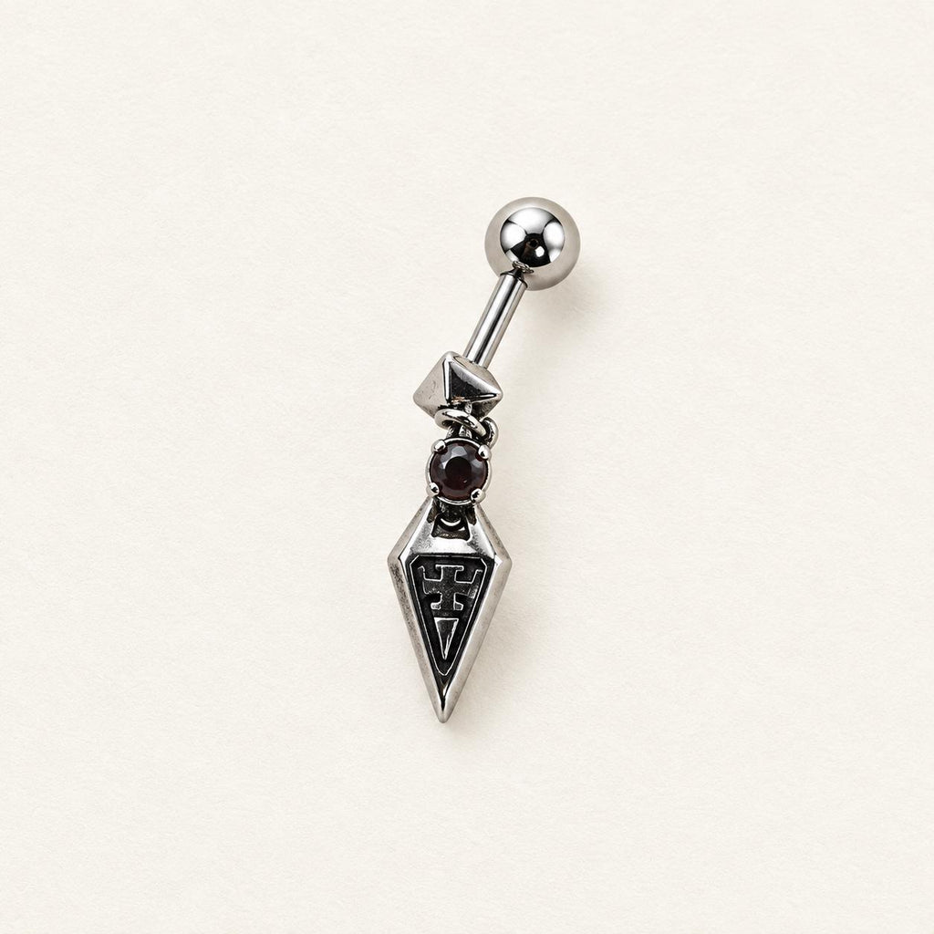 Skeleton Skull & Spike Ear Stack Set detail 2