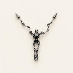 Skeleton Skull & Spike Ear Stack Set detail 3
