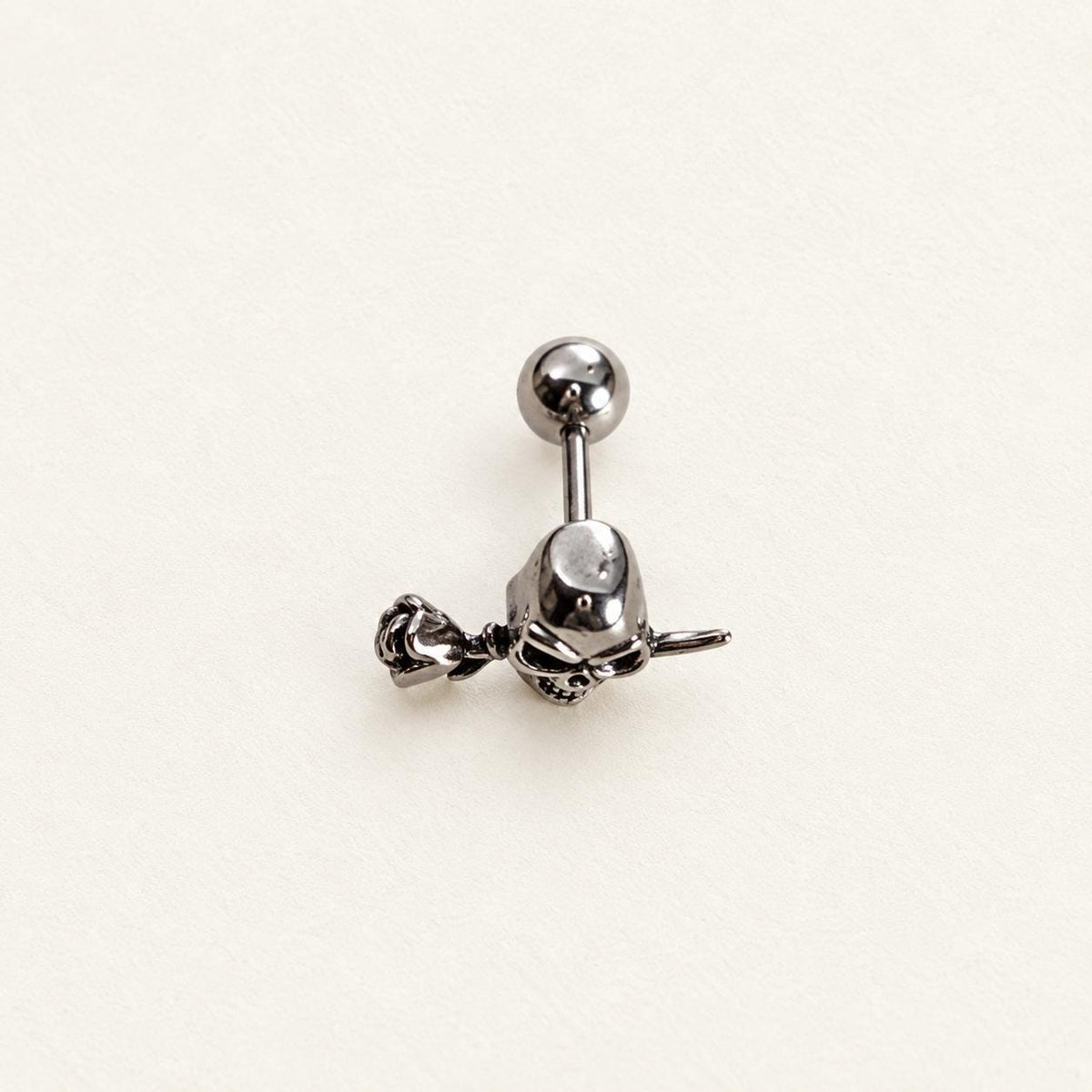 Skeleton Skull & Spike Ear Stack Set detail 4