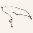 Gothic O-Ring Chain Tongue Ring detail 6
