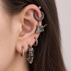 Skeleton Hand, Tentacle & Skull Piercing Set detail 2