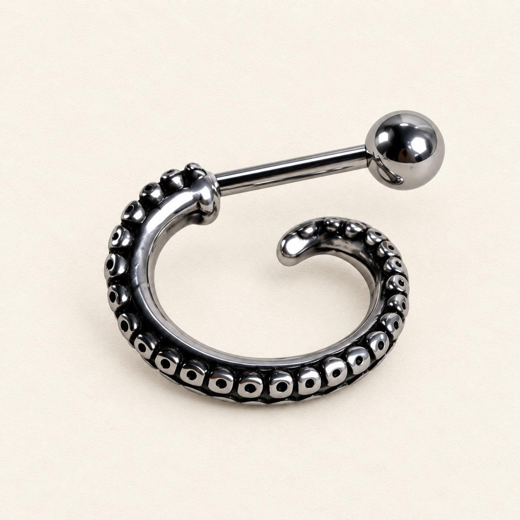 Skeleton Hand, Tentacle & Skull Piercing Set detail 5