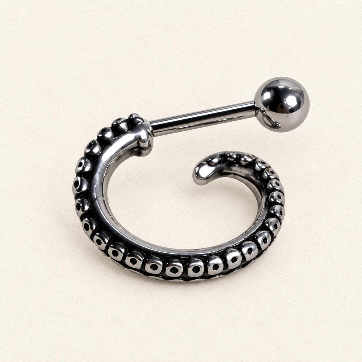 Skeleton Hand, Tentacle & Skull Piercing Set detail 5