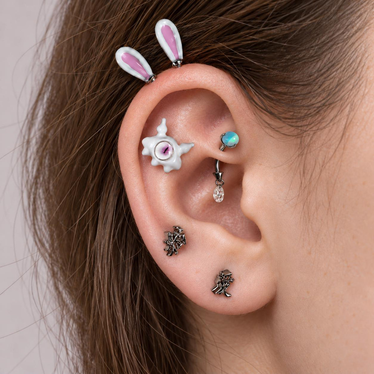 Halloween Character & Opal Piercing Collection detail 2