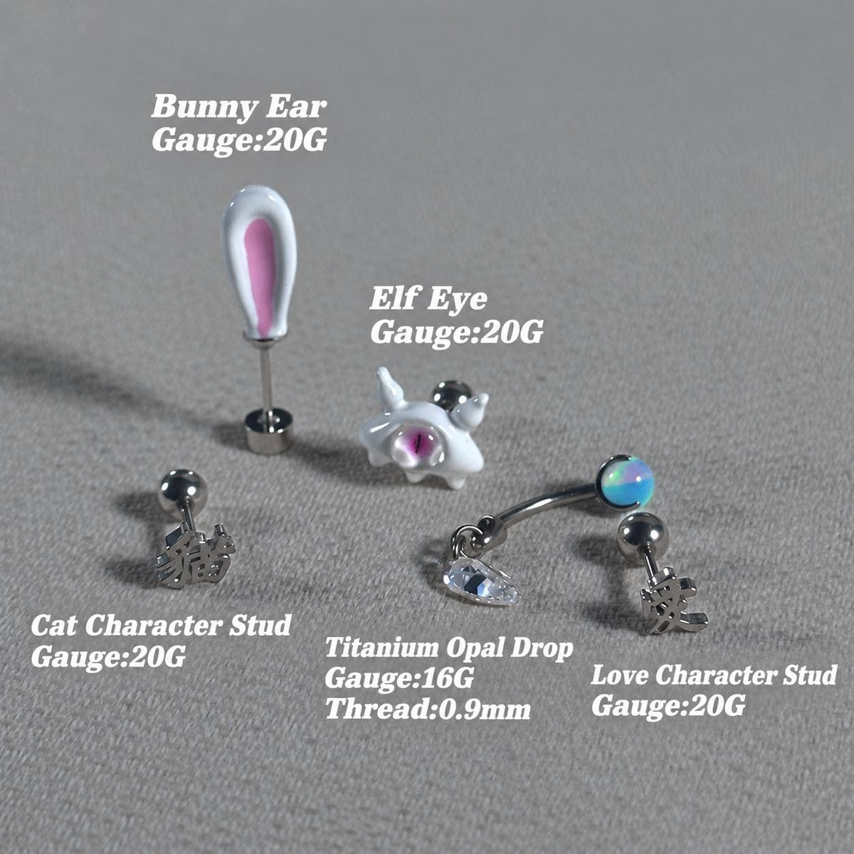 Halloween Character & Opal Piercing Collection detail 10