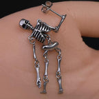 Red Eyeball, Skull & Skeleton Earring Set detail 6
