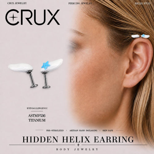 Cinnamoroll Ear & Star Set hidden helix jewelry
