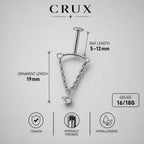 Crystal Chain Dangle detail 11