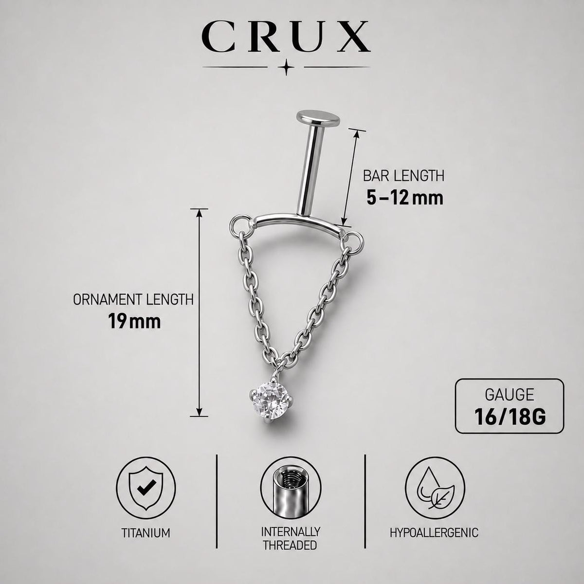 Crystal Chain Dangle detail 11
