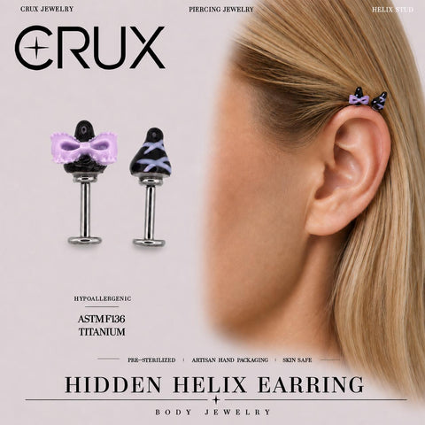 Kuromi Bow & Striped Ear Set