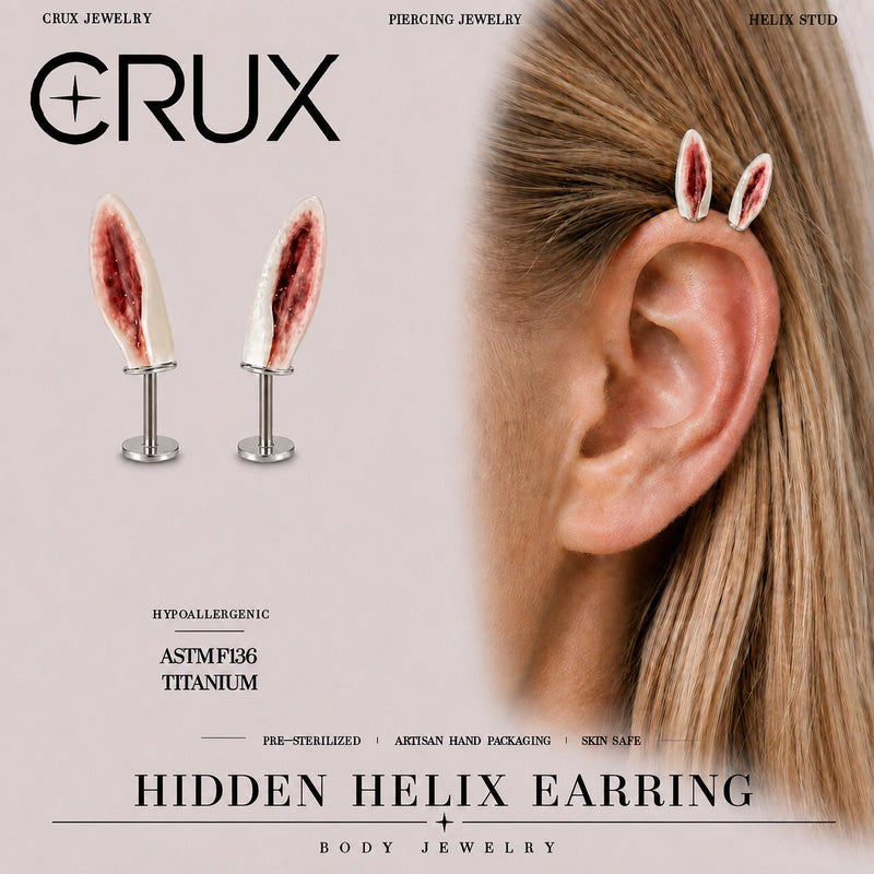 Bloody Bunny & Cat Ear Sets hidden helix jewelry