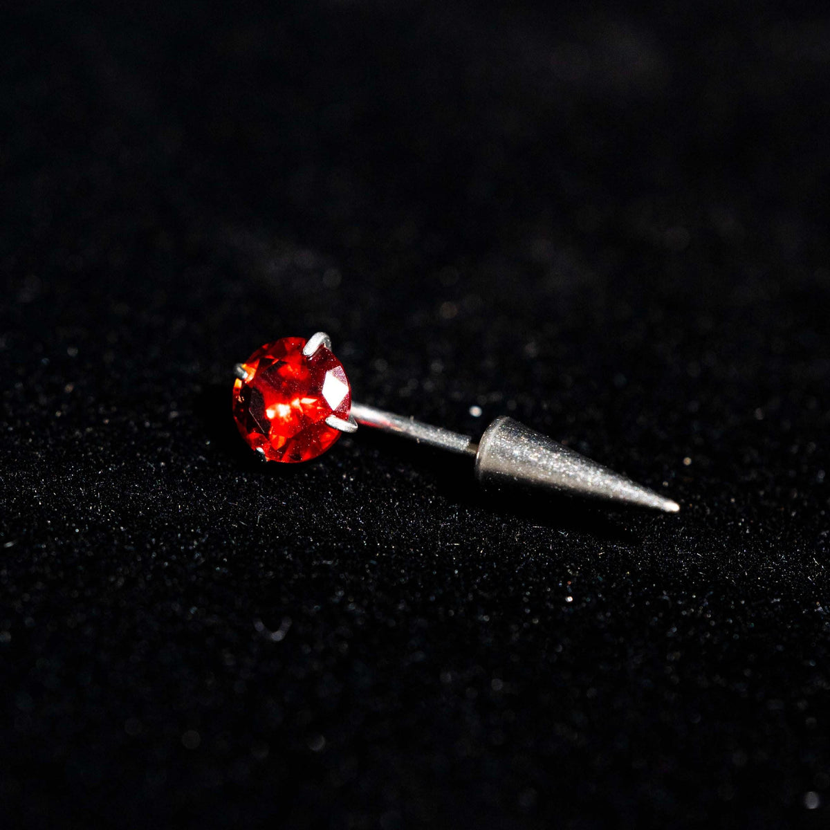 ETSY 4569307791 | IMAGE 5 | Round CZ & Spike Barbell