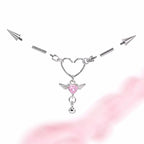 Devil Winged Heart Chain detail 10