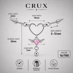 Devil Winged Heart Chain detail 11