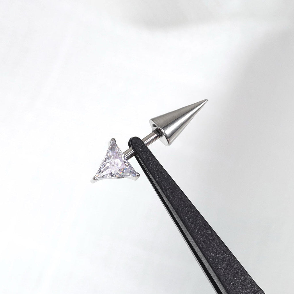 Trillion Crystal & Spike Barbell 5x10mm detail 6
