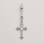 ETSY 4569337374 | IMAGE 10 | Gothic CZ Cross Dangle