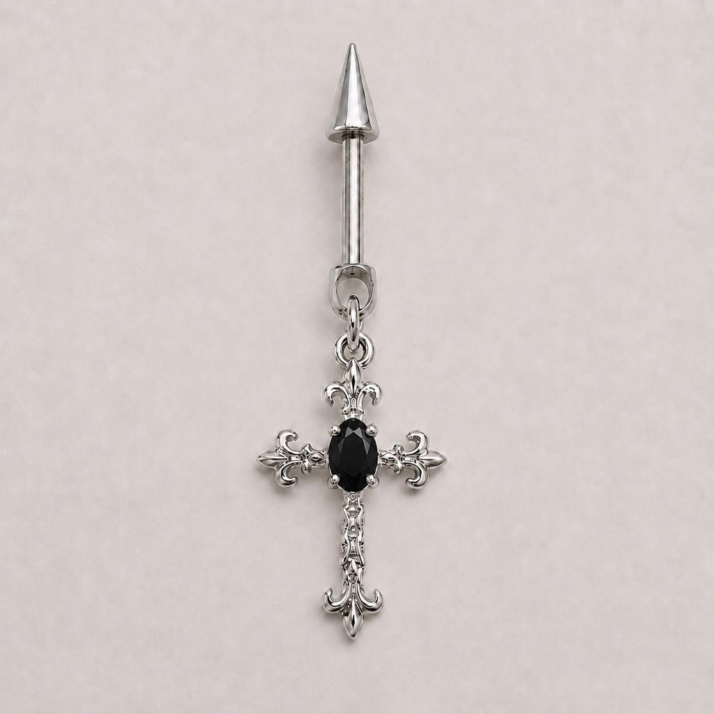 ETSY 4569337374 | IMAGE 9 | Gothic CZ Cross Dangle