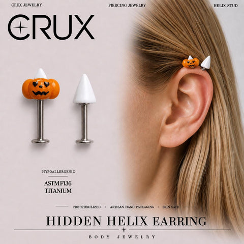 Halloween Pumpkin & Spike Set