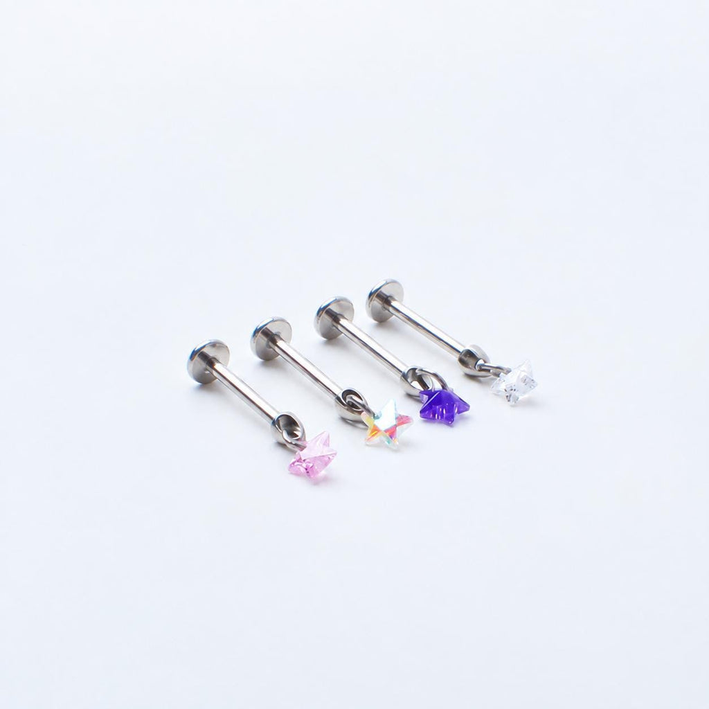Crystal Dangle Stud detail 4
