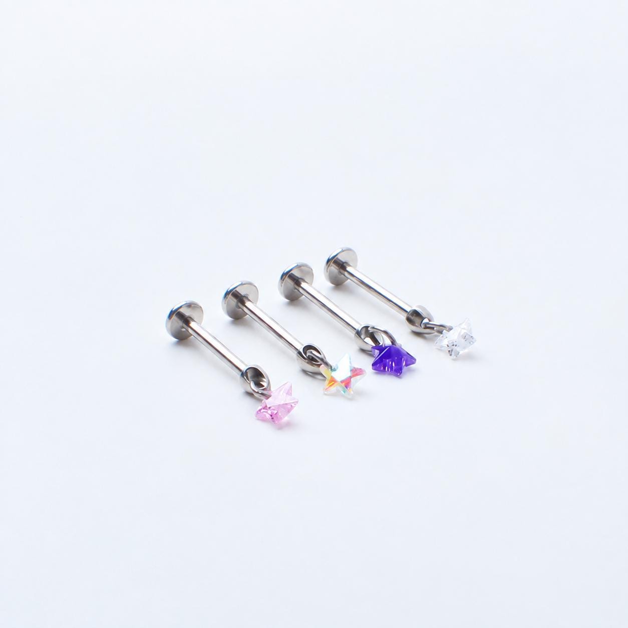 Crystal Dangle Stud detail 4