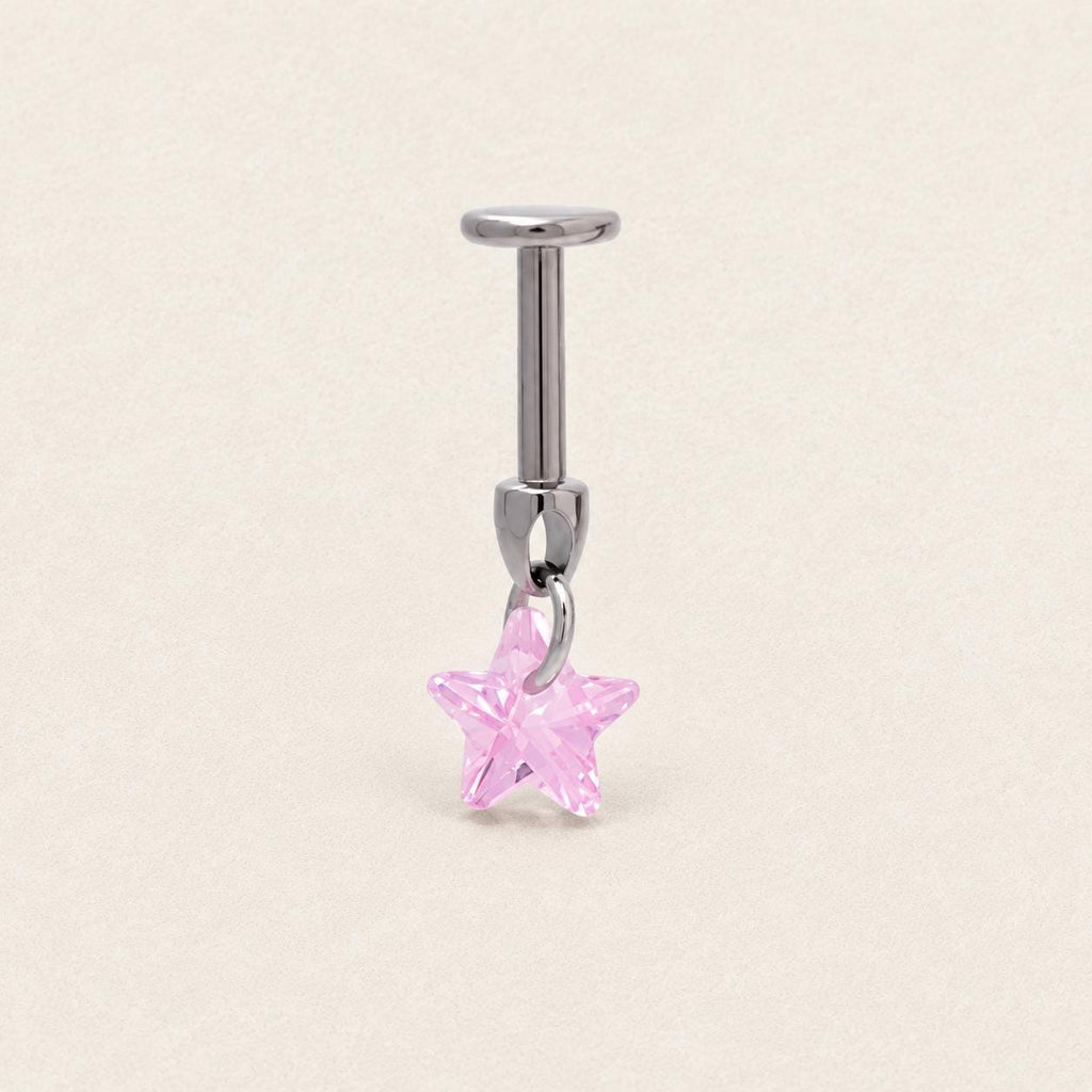 Crystal Dangle Stud Star｜Rose Dream detail 8