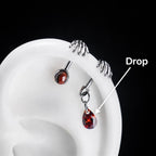 Skeleton Hand Crystal Barbell Drop｜Crimson Flame detail 5