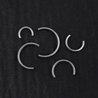 Customizable Titanium Horseshoe Barbell detail 7