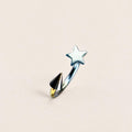 Celestial Star Spike Titanium Horseshoe Ring detail 11