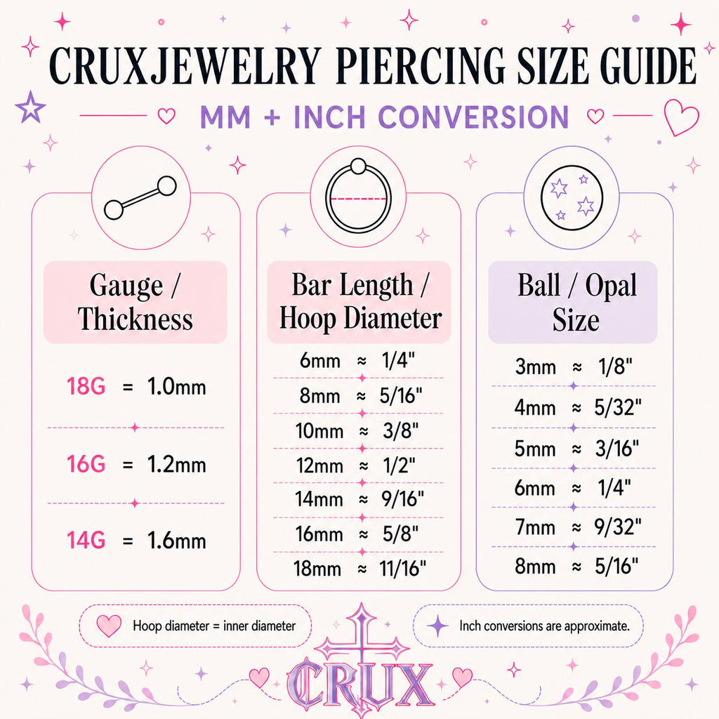 Sweetheart Crystal Titanium Horseshoe Ring detail 14