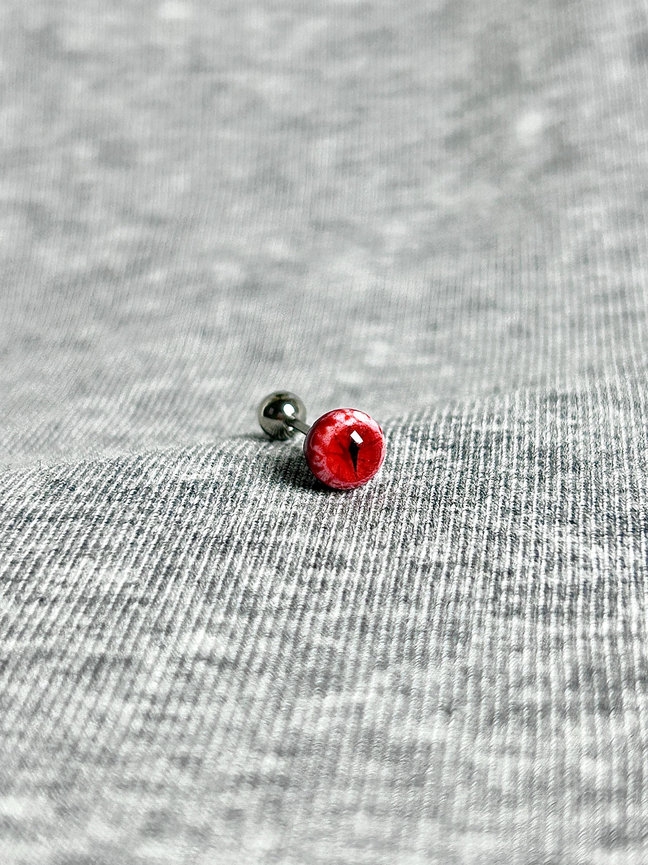 Cthulhu Eye - Bloody Mary Twin Gaze | Tongue/Ear/Lip Barbell