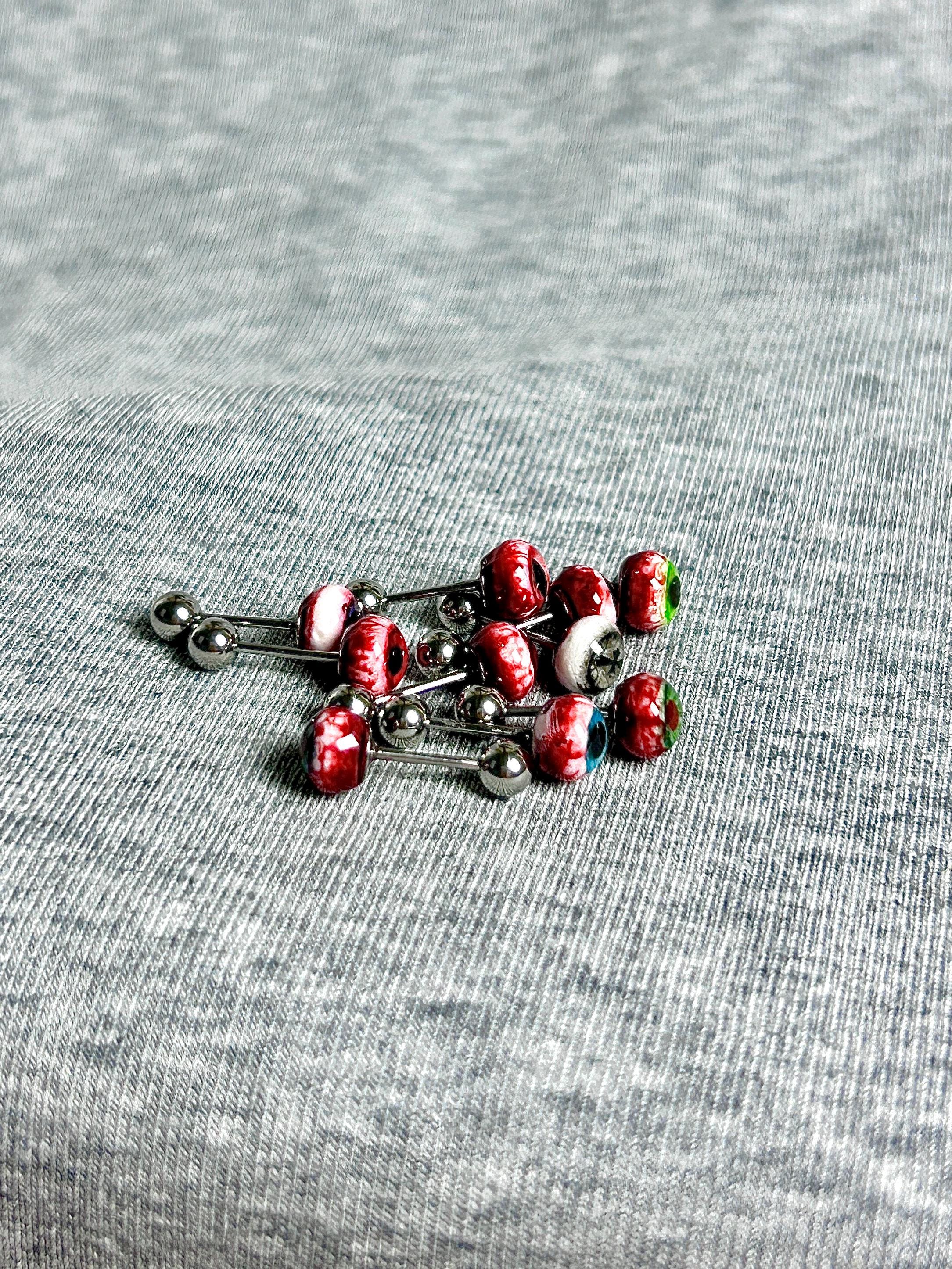 Cthulhu Eye - Bloody Mary Twin Gaze | Tongue/Ear/Lip Barbell