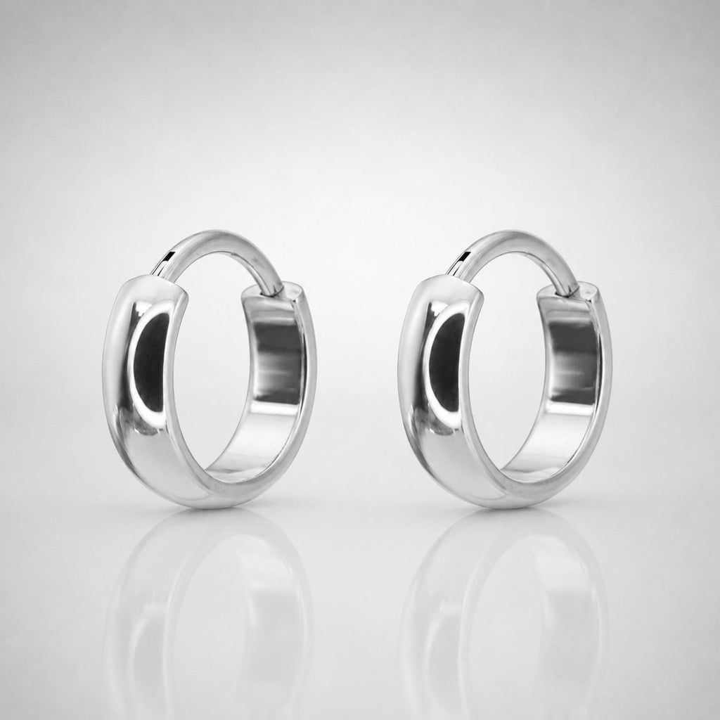 ASTM F136 Titanium Chunky Gold Septum Ring｜16G Hinged Clicker｜Minimalist Hoop Daith Jewelry｜Hypoallergenic｜Helix Conch Rook - Image 4