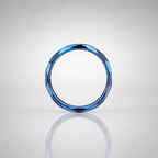 ASTM F136 Titanium Faceted Rainbow Septum Ring｜16G Hinged Clicker｜Geometric Daith Jewelry｜Hypoallergenic｜Helix Conch Rook - Image 7