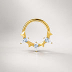 ASTM F136 Titanium Bow Septum Ring｜16G Hinged Clicker｜Cute Bow Daith Jewelry｜Hypoallergenic｜Helix Conch Rook Cartilage - Image 7