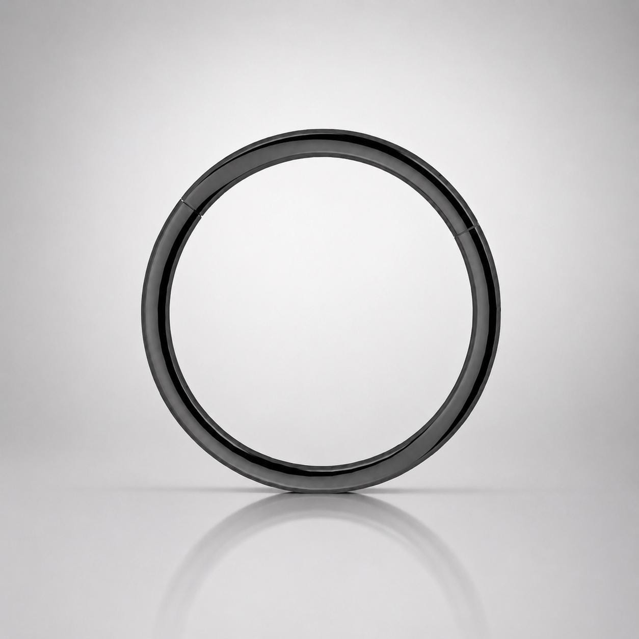ASTM F136 Titanium Double Hoop Septum Ring｜16G Hinged Clicker｜Minimalist Stacked Daith Jewelry｜Hypoallergenic｜Helix Conch Rook Cartilage - Image 10