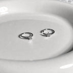 ASTM F136 Titanium Star & Cross Septum Ring｜16G Hinged Clicker｜Minimalist Daith Jewelry｜Hypoallergenic｜Helix Conch Rook Cartilage - Image 3