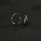 ASTM F136 Titanium Chunky Gold Septum Ring｜16G Hinged Clicker｜Minimalist Hoop Daith Jewelry｜Hypoallergenic｜Helix Conch Rook - Image 3