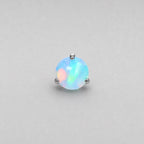 Titanium Aurora Orb Opal Piercing Top - image 8