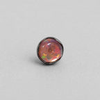 Titanium Jelly Opal Wave-Edge Piercing Top - image 10